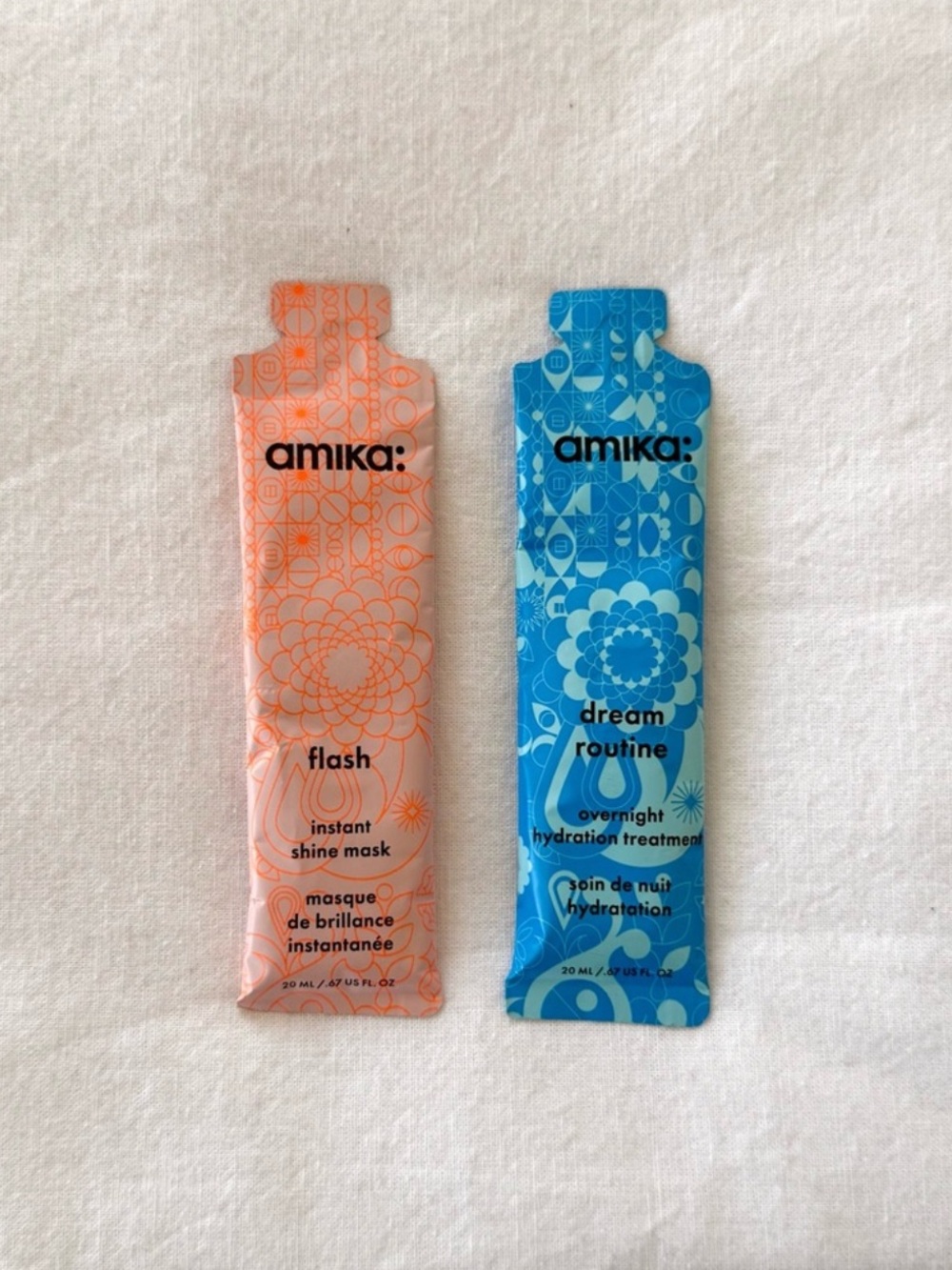 Amika Flash and Dream Routine Hair Mask Duo